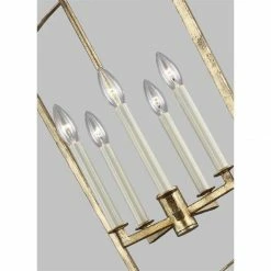 Generation Lighting Thayer 5-Light Pendant | Medium Antique Gild