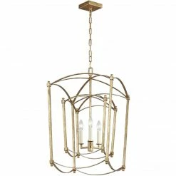 Generation Lighting Thayer 3-Light Pendant | Medium Antique Gild Pendants
