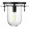Generation Lighting Nuance Flush Mount (Small) | Aged Iron