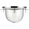 Generation Lighting Nuance Flush Mount (Large) | Polished Nickel