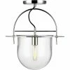 Generation Lighting Nuance Semi-Flush Mount (Large) | Polished Nickel
