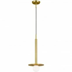 Generation Lighting Pendants Nodes Short Pendant | Burnished Brass