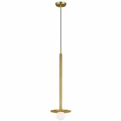 Generation Lighting Pendants Nodes Long Pendant | Burnished Brass
