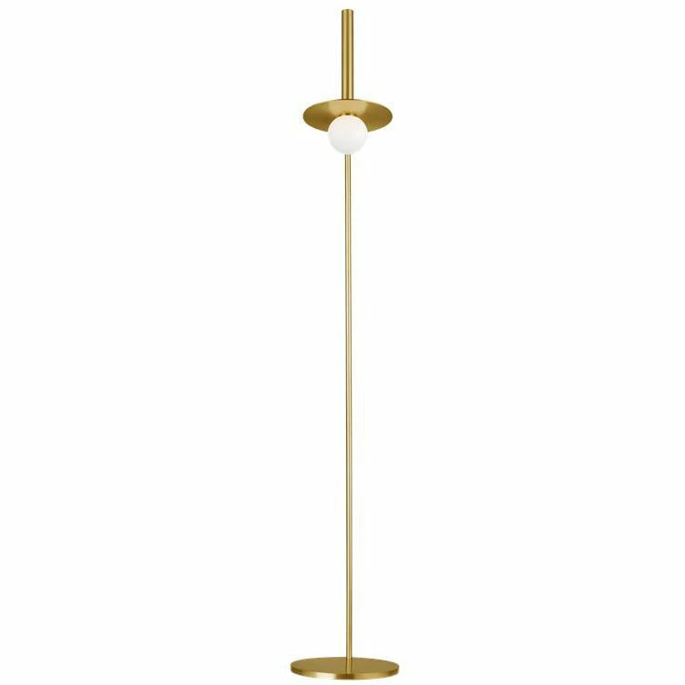Generation Lighting Nodes Floor Lamp | Burnished Brass