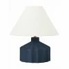 Generation Lighting Veneto Table Lamp | Matte Medium Blue Wash