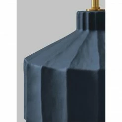 Generation Lighting Veneto Table Lamp | Matte Medium Blue Wash