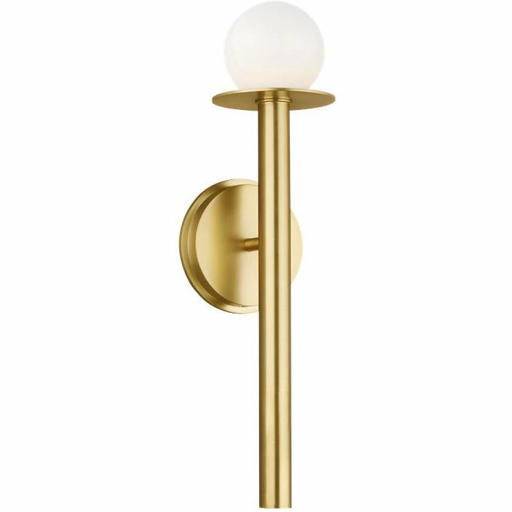 Generation Lighting Nodes Wall Sconce | Burnished Brass Wall Sconces