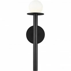 Generation Lighting Nodes Wall Sconce | Midnight Black Wall Sconces