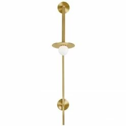 Generation Lighting Nodes Large Pivot Wall Sconce | Burnished Brass Wall Sconces