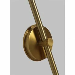 Generation Lighting Nodes Large Pivot Wall Sconce | Burnished Brass Wall Sconces
