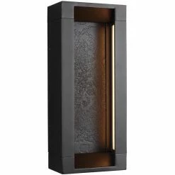 Generation Lighting Mattix 14" LED Wall Sconce | Bronze