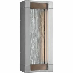 Generation Lighting Mattix 14" LED Wall Sconce | Silver