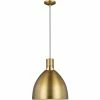 Generation Lighting Brynne LED Pendant | Brushed Brass