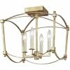 Generation Lighting Thayer Semi Flush Mount | Antique Gild