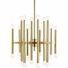 Generation Lighting Beckham Modern Chandelier | Medium Burnished Brass