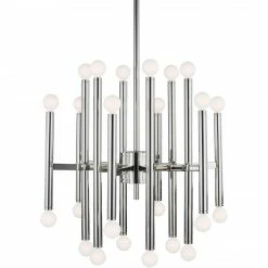 Generation Lighting Beckham Modern Chandelier | Medium Polished Nickel