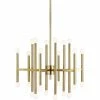 Generation Lighting Beckham Modern Chandelier | Large Burnished Brass
