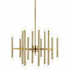 Generation Lighting Beckham Modern Chandelier | Large Burnished Brass