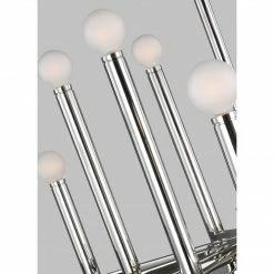 Generation Lighting Pendants Beckham Modern Chandelier | Large Polished Nickel