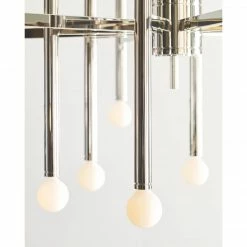 Generation Lighting Pendants Beckham Modern Chandelier | Large Polished Nickel