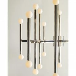 Generation Lighting Pendants Beckham Modern Chandelier | Large Polished Nickel
