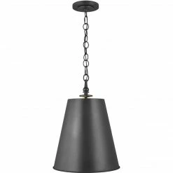 Generation Lighting Capri Tall Pendant | Aged Iron