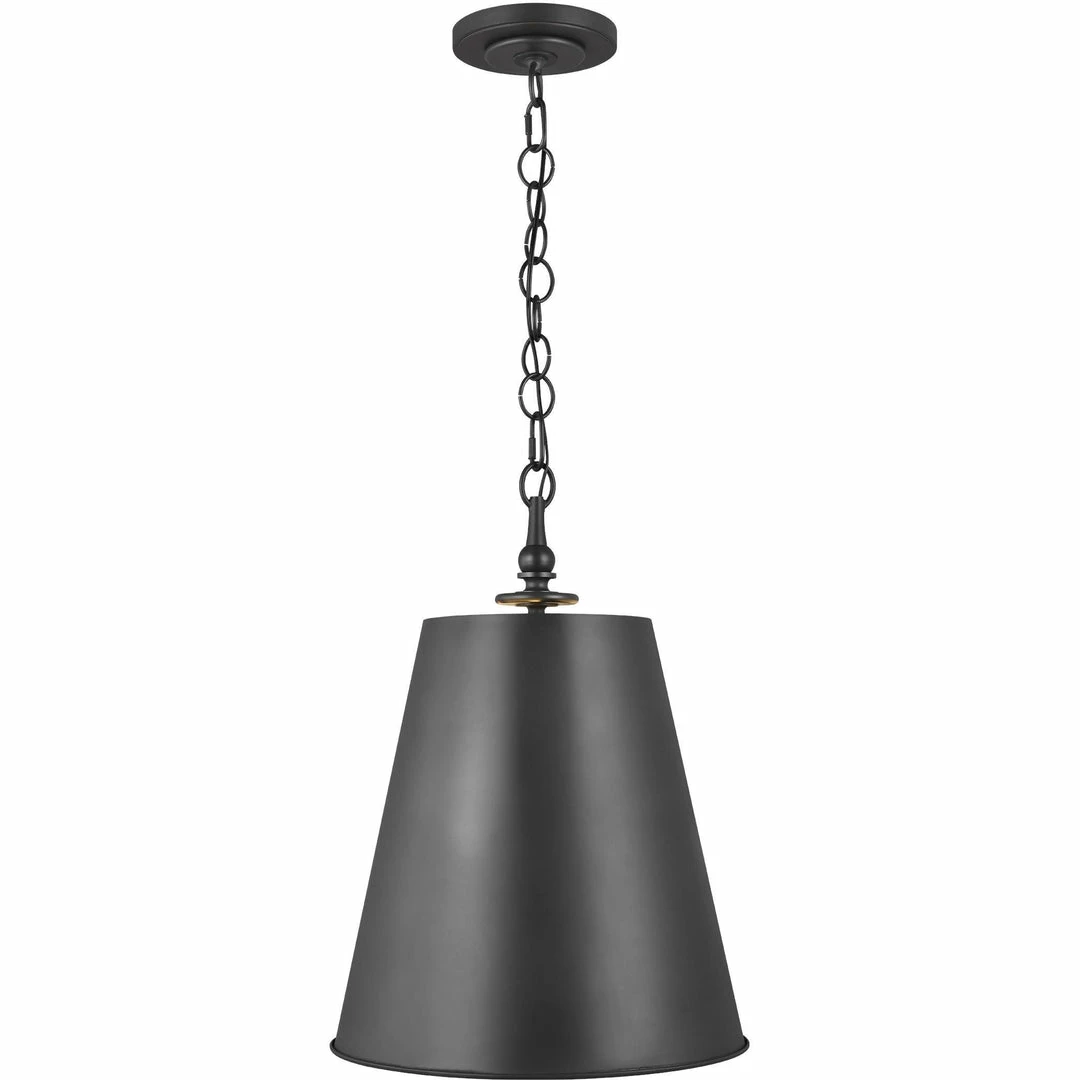 Generation Lighting Capri Tall Pendant | Aged Iron