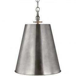 Generation Lighting Capri Tall Pendant | Antique Nickel