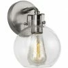 Generation Lighting Clara 1-Light Vanity/Wall Sconce | Satin Nickel