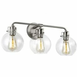 Generation Lighting Clara 3-Light Vanity | Satin Nickel