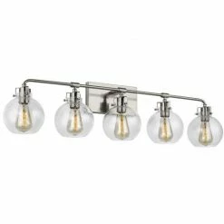 Generation Lighting Clara 5-Light Vanity | Satin Nickel