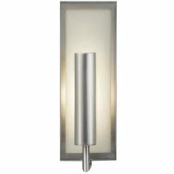 Generation Lighting Mila 1-Light Wall Sconce | Brushed Steel
