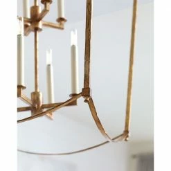 Generation Lighting Thayer 8-Light Pendant | Large Antique Gild