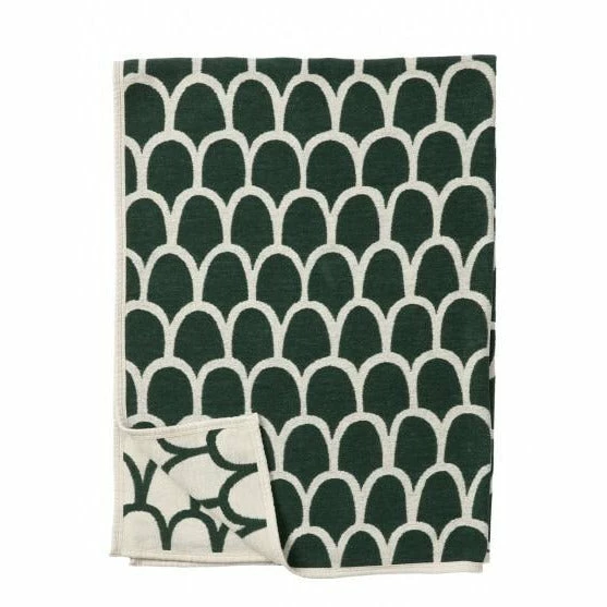 Klippan Throws Feathers Blanket | Green