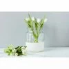 ETU HOME Vases White Colorblock Vase | Small