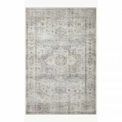 Loloi Indoor Rugs Heidi Rug 02 | Dove/Blush