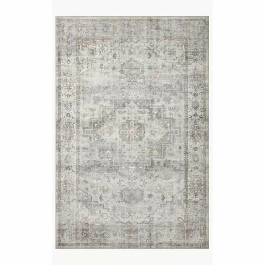 Loloi Indoor Rugs Heidi Rug 02 | Dove/Blush