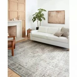 Loloi Indoor Rugs Heidi Rug 02 | Dove/Blush