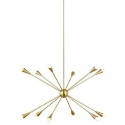Generation Lighting Jax Pendant 12-Light | Burnished Brass