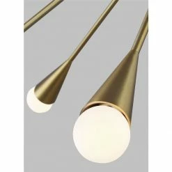 Generation Lighting Jax Pendant 12-Light | Burnished Brass