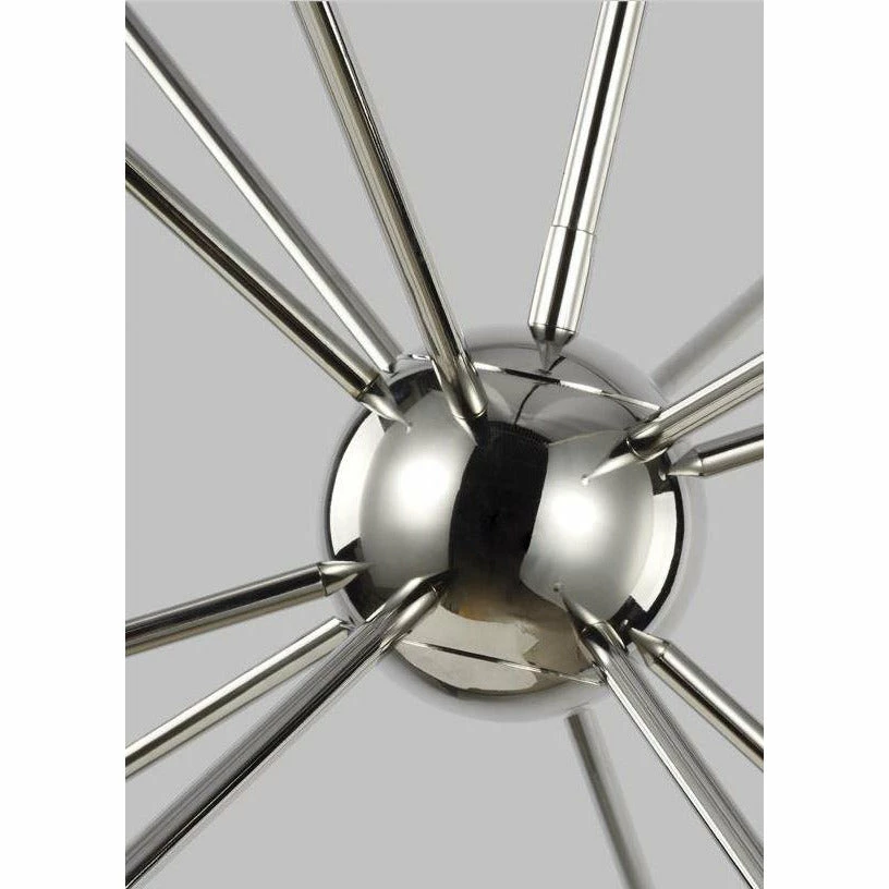 Generation Lighting Jax Pendant 12-Light | Polished Nickel