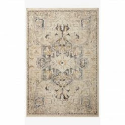 Loloi Janey Rug 01 MH | Natural/Indigo