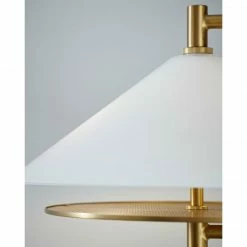 Generation Lighting Gesture Table Lamp | Burnished Brass