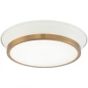 Matteo Lighting Jaxx LED Flush Mount (Small) | White/Gold