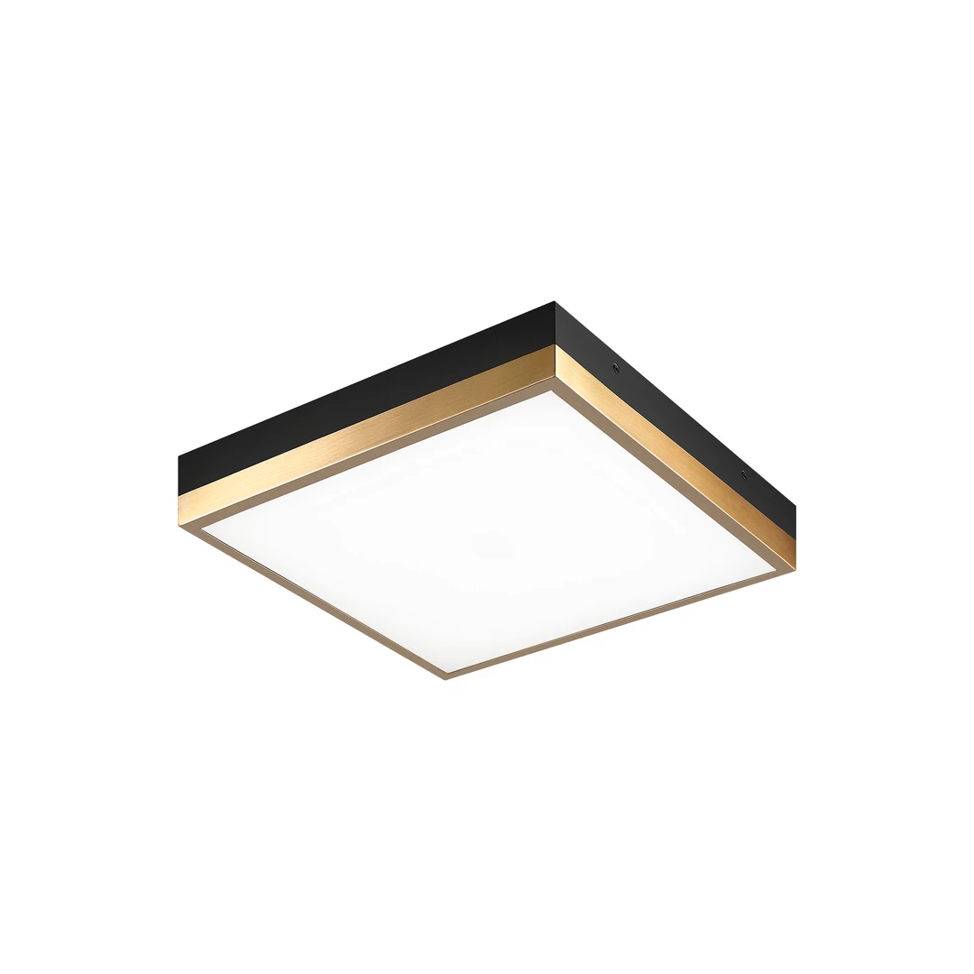 Matteo Lighting Tux LED 11" Flush Mount | Black/Gold