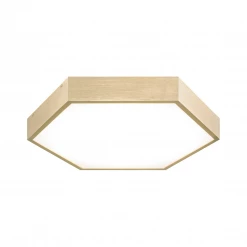 Matteo Lighting Hexol 14" LED Flush Mount | Oxidized Gold