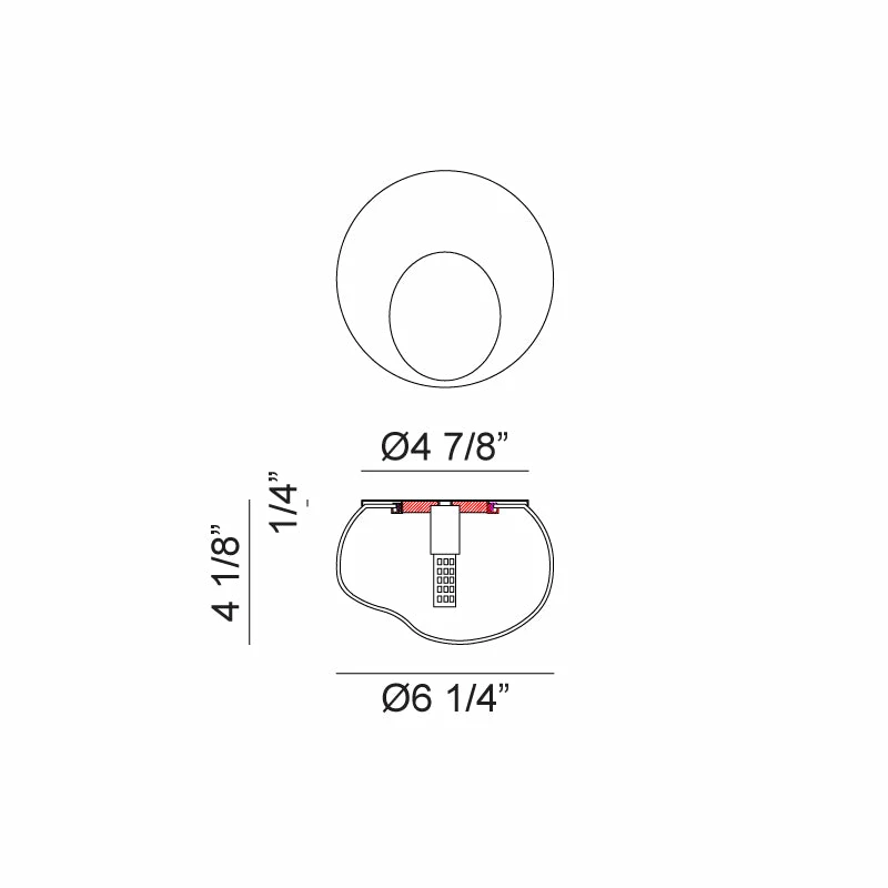 Matteo Lighting Gelasin Flush Mount (Small) | Aged Gold Brass