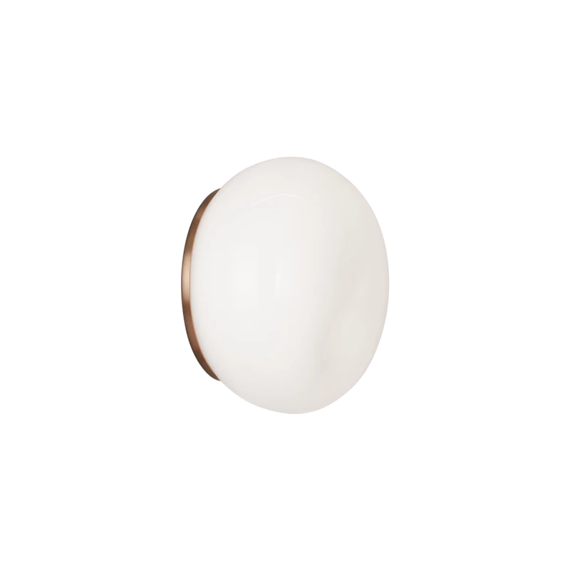 Matteo Lighting Gelasin Flush Mount (Small) | Aged Gold Brass