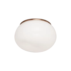 Matteo Lighting Gelasin Flush Mount (Small) | Aged Gold Brass