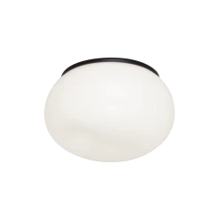 Matteo Lighting Gelasin Flush Mount (Small) | Black